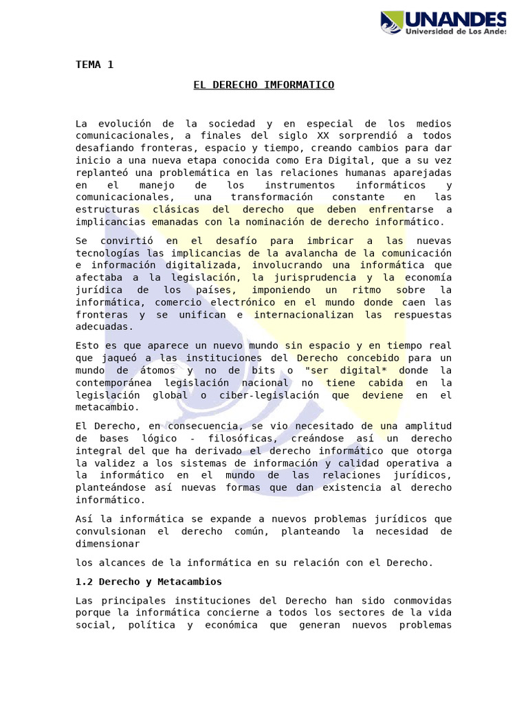 Derecho Informatico | PDF | Programa de computadora | Programación
