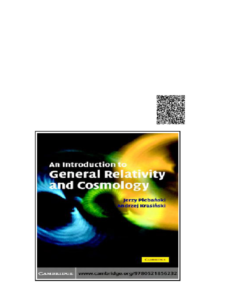 Introduction to General Relativity and Cosmology 1st Edition J ...