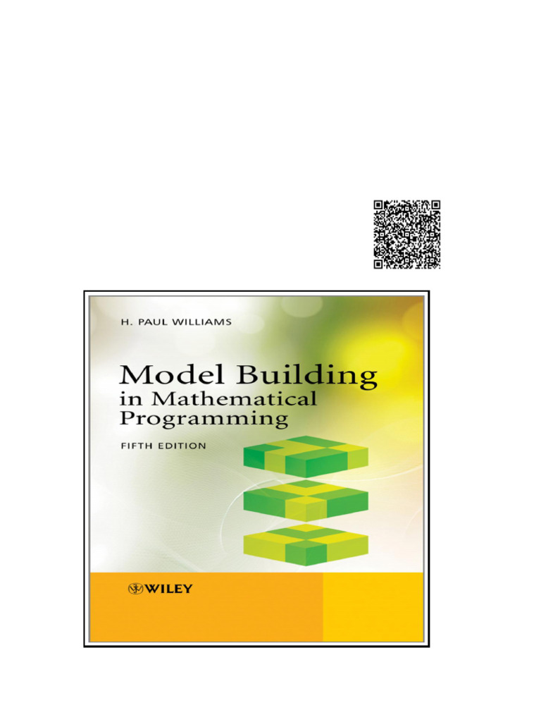 Model Building in Mathematical Programming 5th Edition | PDF ...