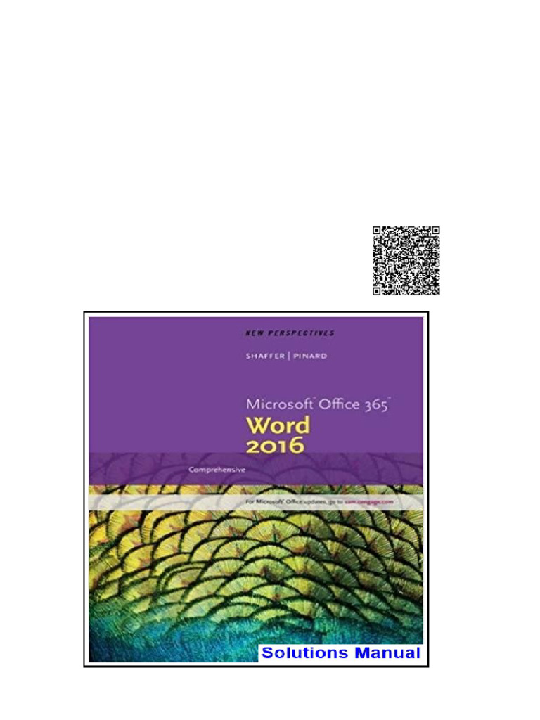New Perspectives Microsoft Office 365 and Word 2016 Comprehensive 1st ...