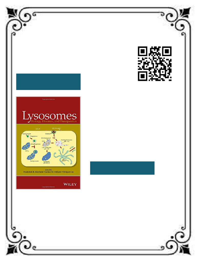 Lysosomes Biology Diseases and Therapeutics 1st Edition Frederick R ...