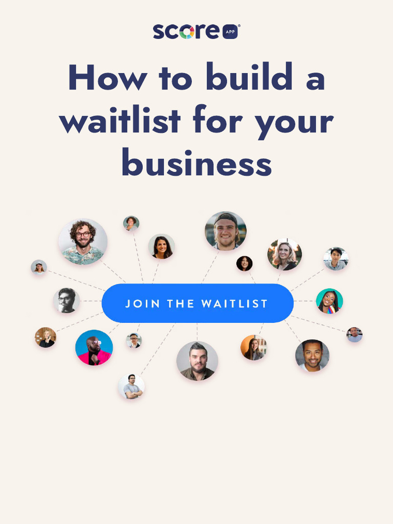 Create a Waitlist Scoreapp Reportlr | PDF
