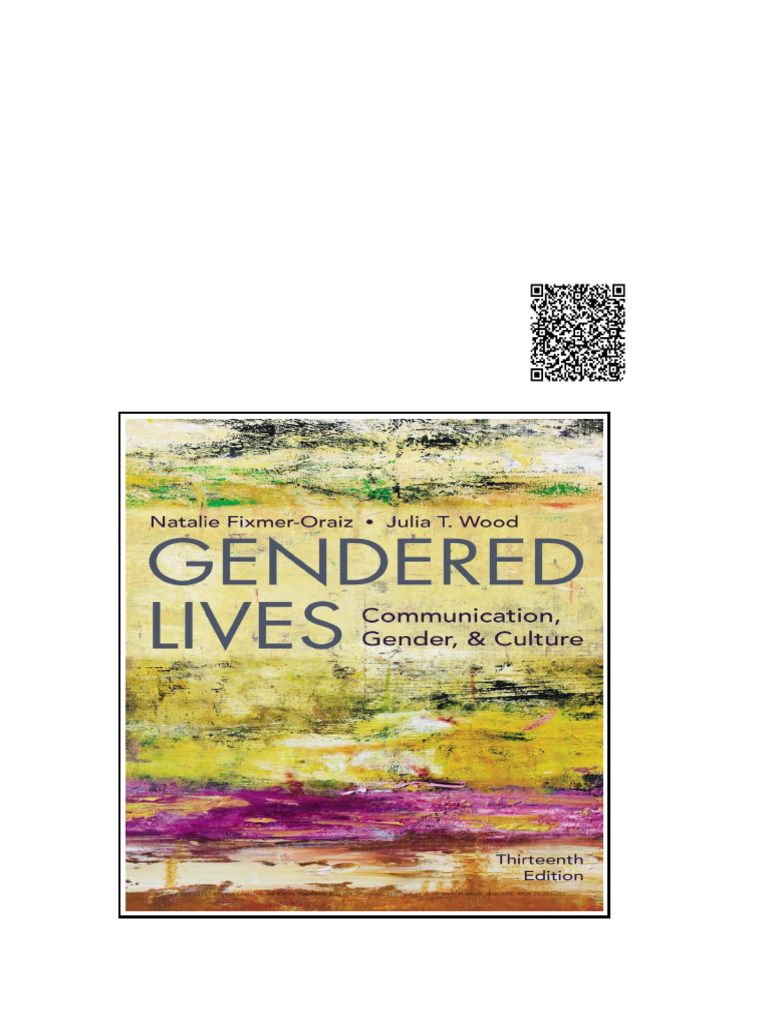 Gendered Lives Communication Gender and Culture 13th ed. Wei Zhi | PDF ...