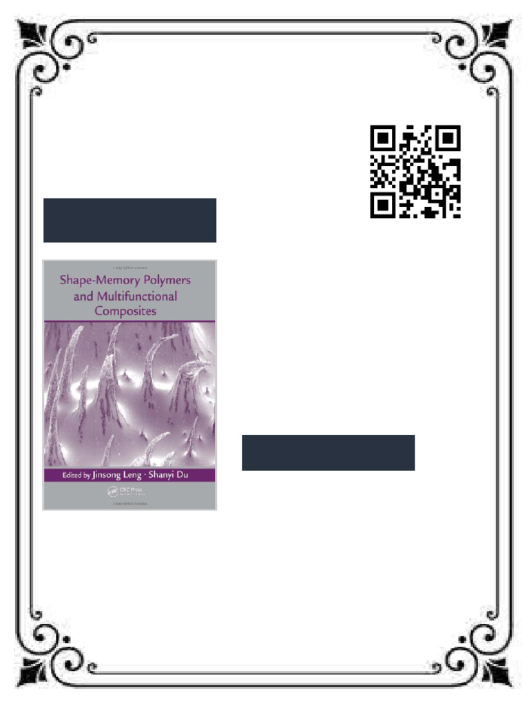 Shape Memory Polymers and Multifunctional Composites 1st Edition ...