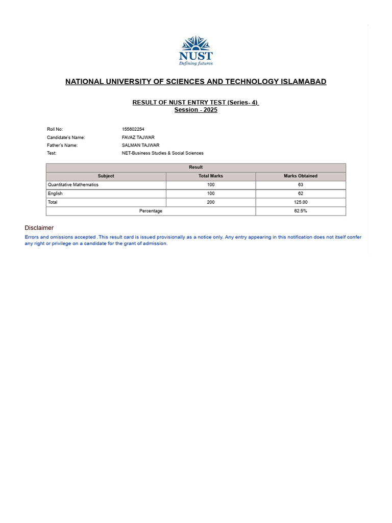 Undergraduate Admission 2025 | PDF