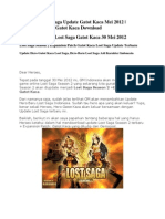 Cara Download Lost Saga Update Gatot Kaca Mei 2012