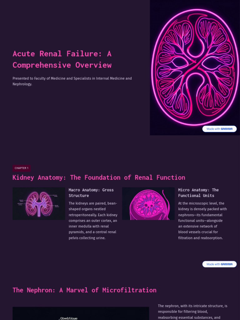 Acute Renal Failure A Comprehensive Overview | PDF | Kidney | Organ ...