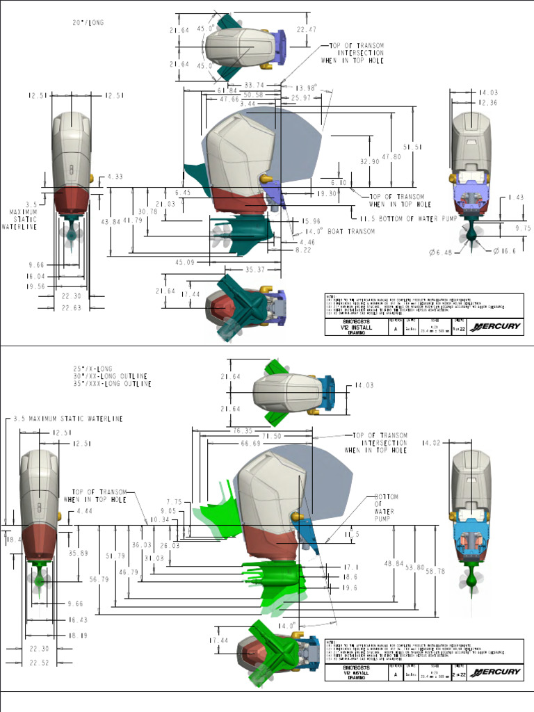 V12 Installation Drawing | PDF