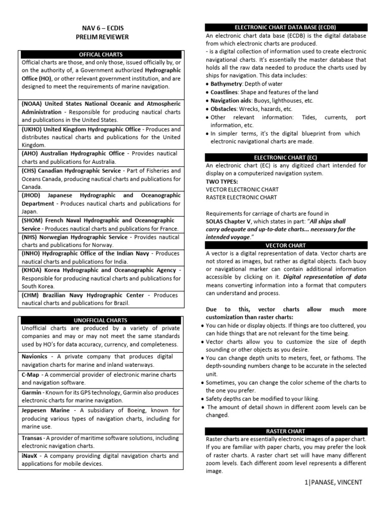 Nav 6 Prelim Reviewer | PDF | Navigation