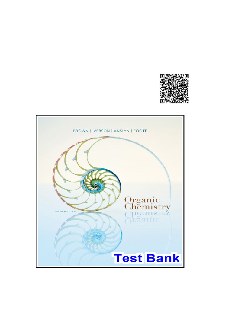 Organic Chemistry 7th Edition Brown Test Bank | PDF