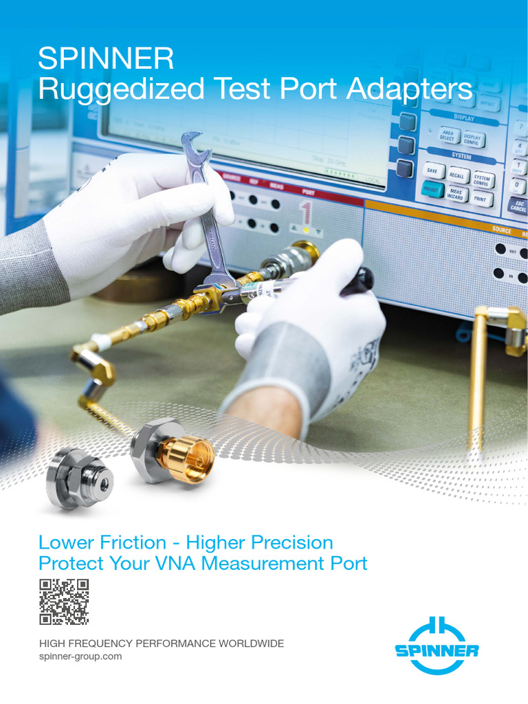 SPINNER Ruggedized Test Port Adapter | PDF | Coaxial Cable | Electrical ...