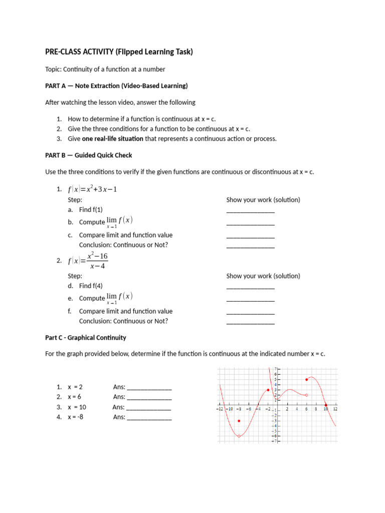 PRE Class Activity | PDF