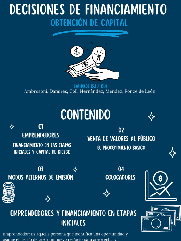 Presentación Obtención de Capital | PDF | Capital de riesgo | Finanzas ...