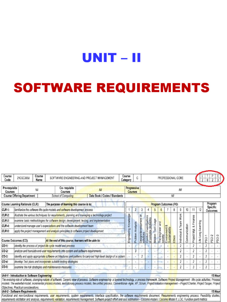 Unit 2 | PDF | System | Specification (Technical Standard)