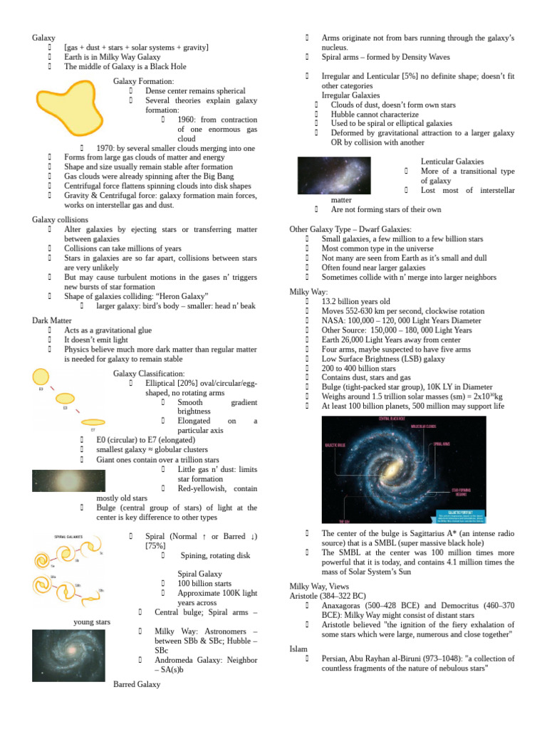 Galaxy | PDF | Galaxy | Milky Way