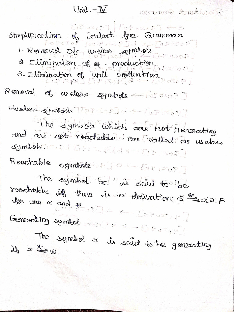 ToC Unit 4 | PDF