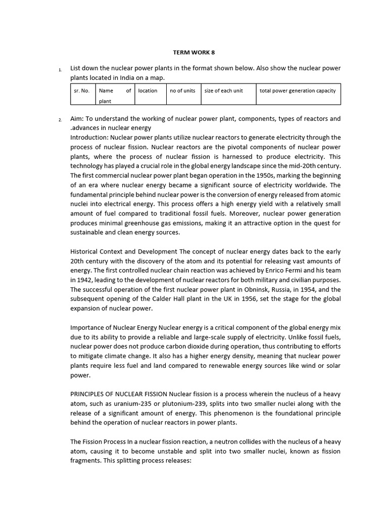 Nuclear Power Plants | PDF | Nuclear Reactor | Pressurized Water Reactor