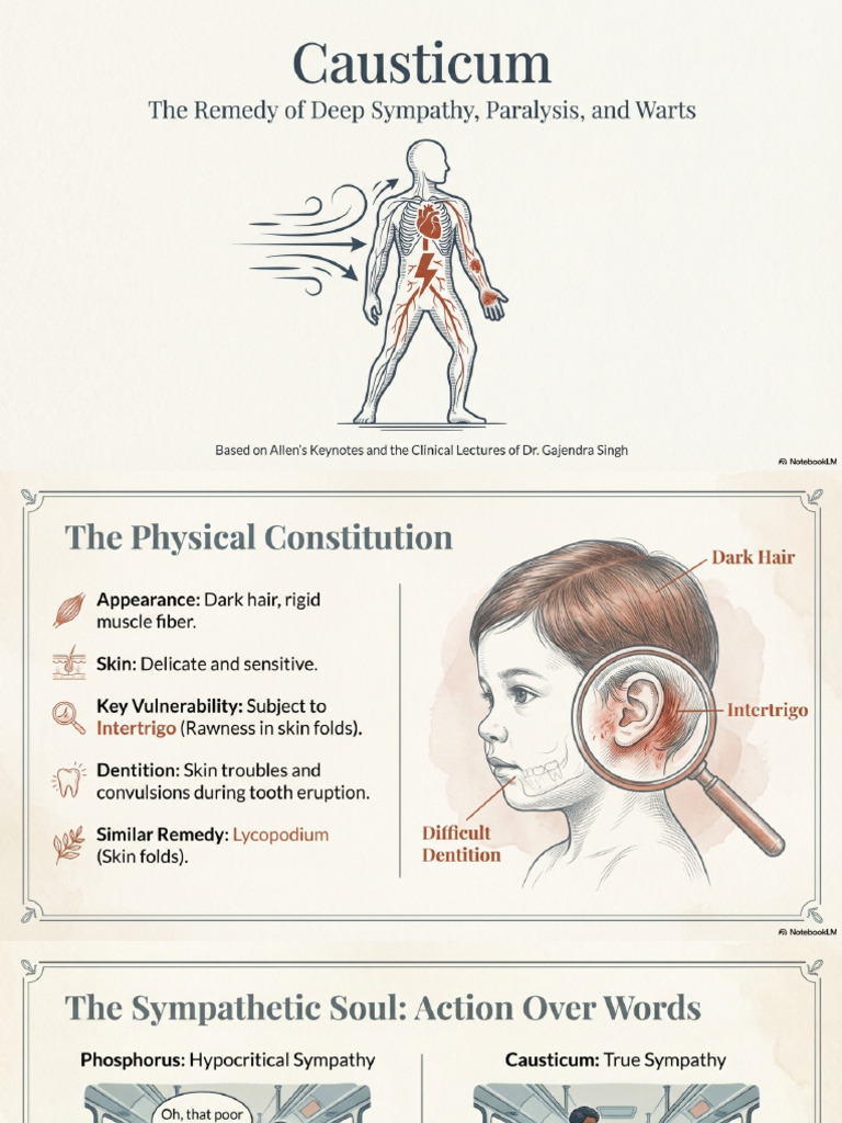 Causticum Clinical Profile | PDF