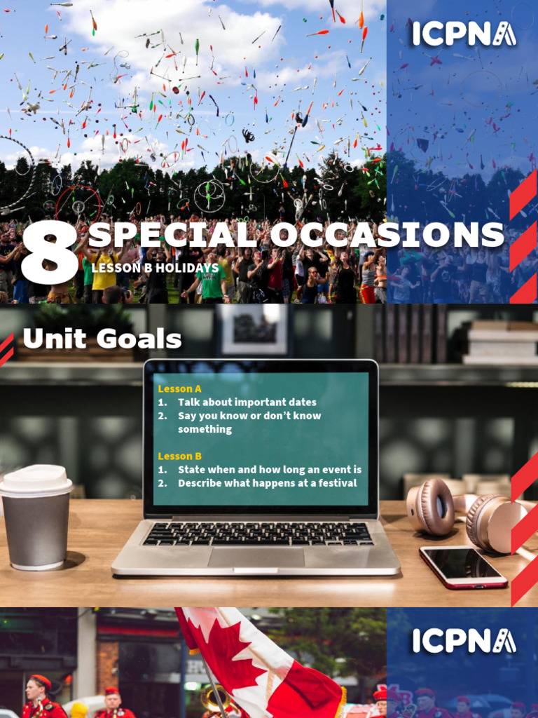 B03 - Unit 8 Special Occasions - Lesson B - Ss | PDF | Festival