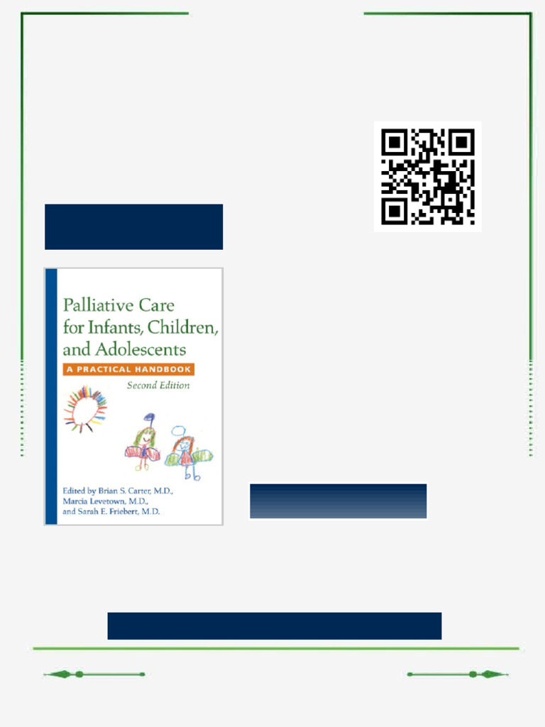Palliative Care for Infants Children and Adolescents A Practical ...