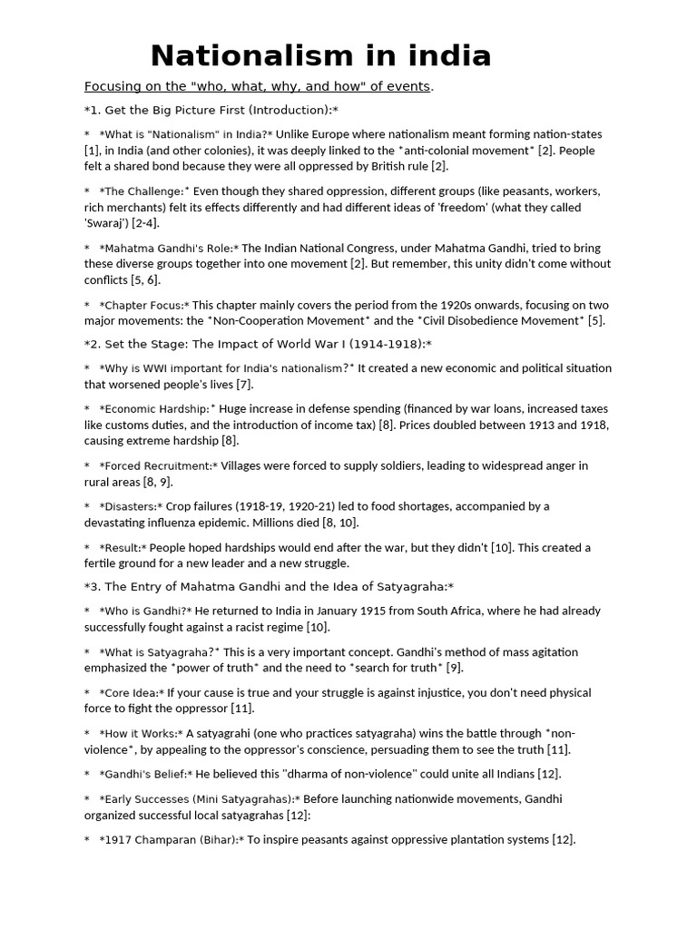 2.nationalism in India | PDF | Mahatma Gandhi | Indian Nationalism