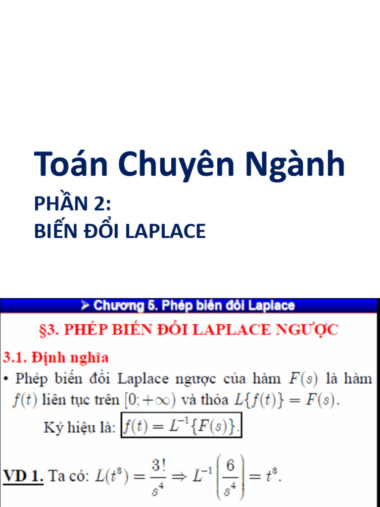 Lec09 BienDoiLaplaceNguoc | PDF