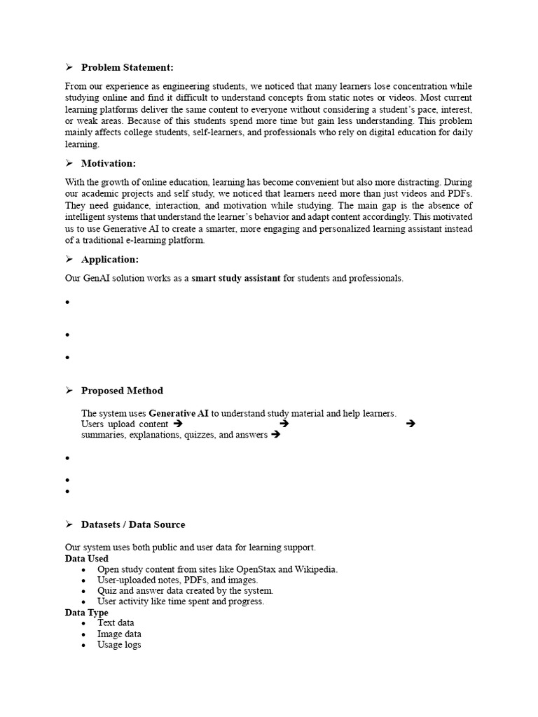69775016421c4 Cortexcrew Idea Submission | PDF | Learning | Educational ...