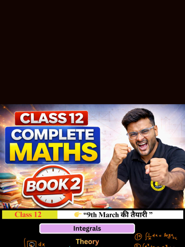 Class 12 Maths Book 2 Notes. | PDF