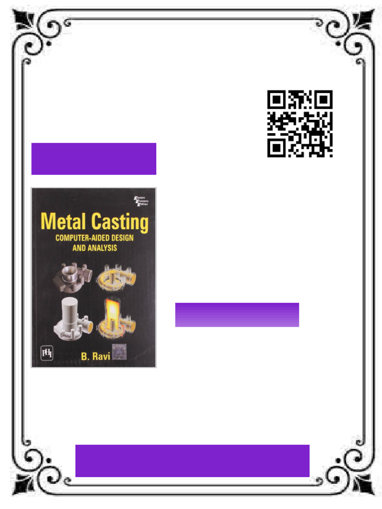 5048metal Casting Computer Aided Design and Analysis 1st Edition B ...
