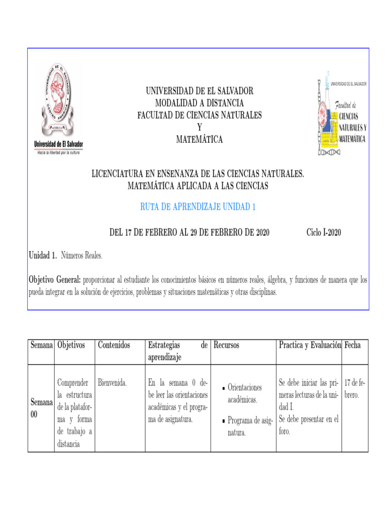 Ruta de Aprendizaje 1 | PDF | Número Real | Aprendizaje