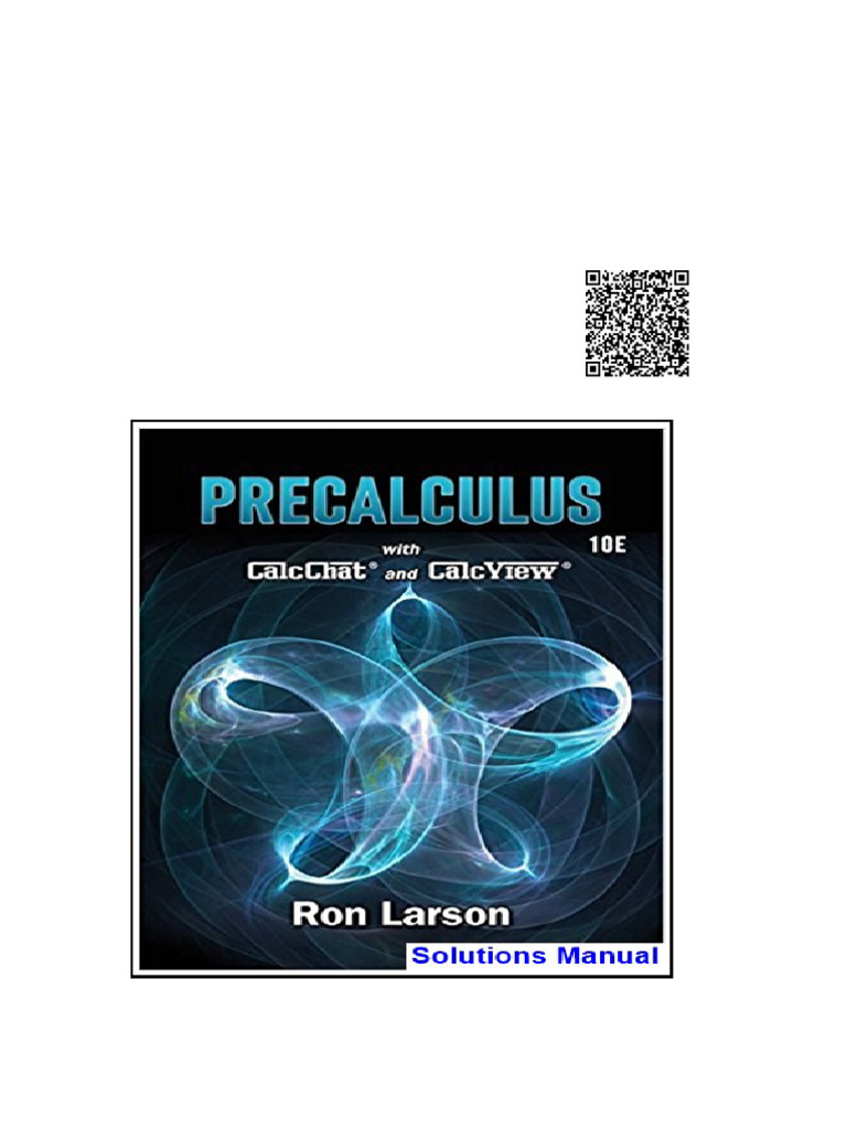Precalculus 10th Edition Larson Solutions Manual | PDF | Euclidean ...