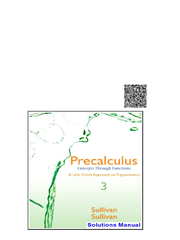 Precalculus Concepts Through Functions A Unit Circle Approach to ...