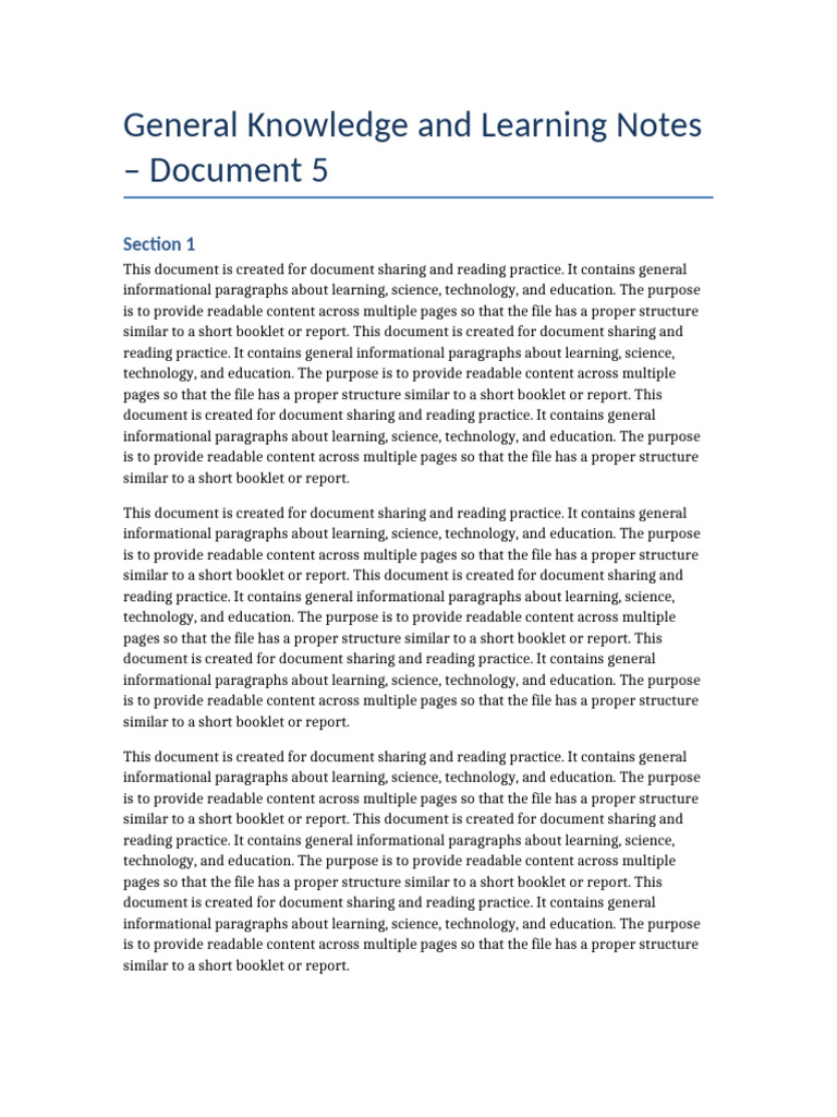 Scribd Doc 5 | PDF | Paragraph | Text