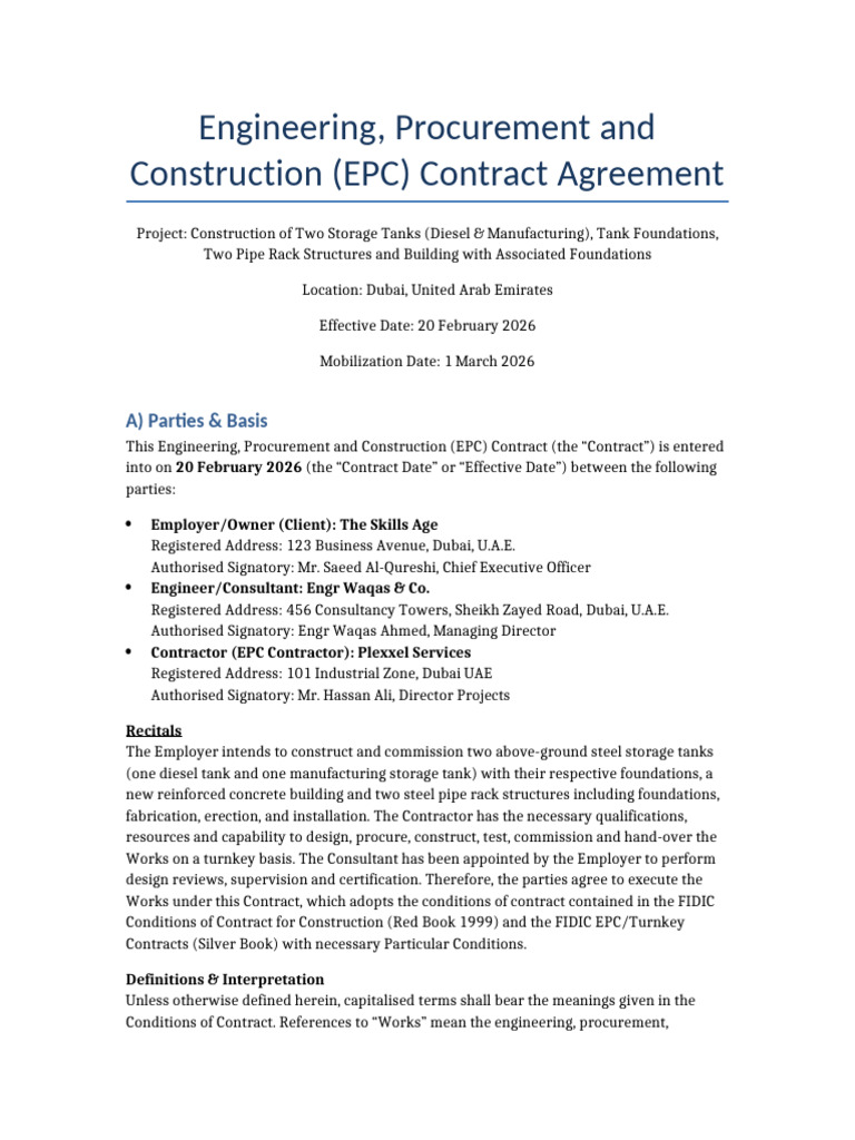Contract Agreement Project OGP | PDF | Business