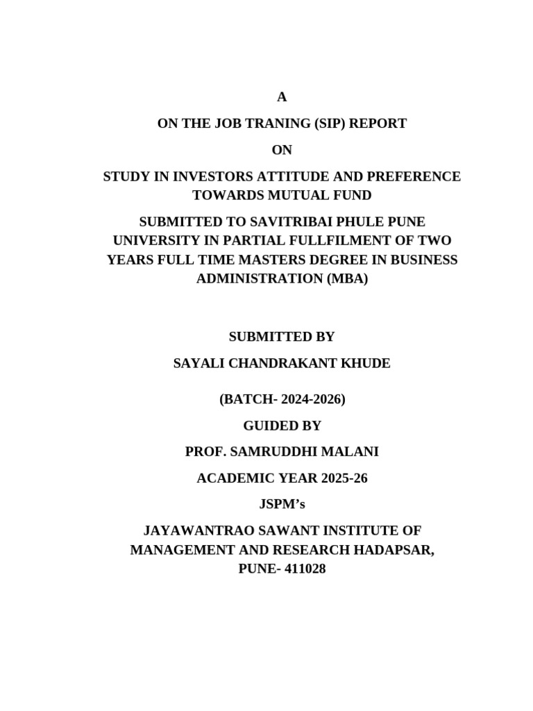 OJT Project 7 Oct 01 | PDF | Investment Fund | Investing