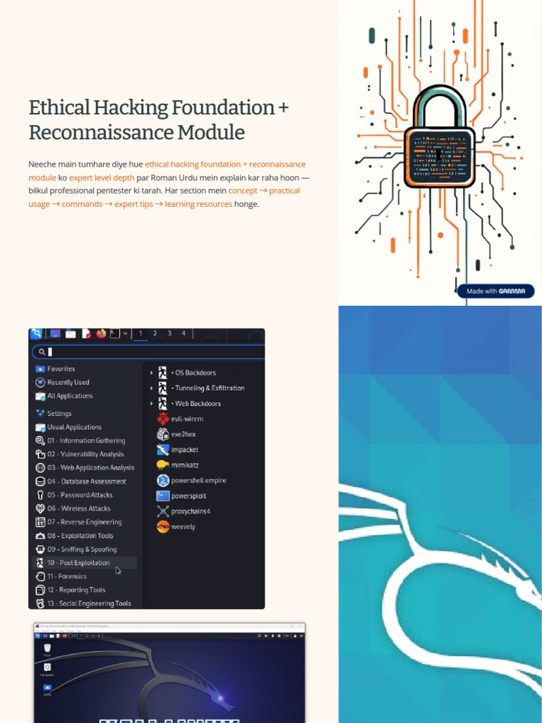 Ethical Hacking Foundation Reconnaissance Module | PDF
