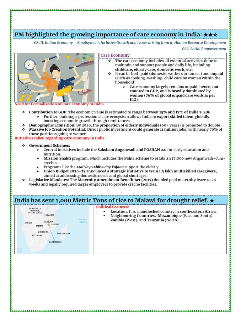 12 &13 March CA in English | PDF | Agriculture | Coal