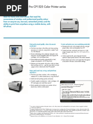 Hp Laserjet Cp1525 Manual Printer Computing 64 Bit Computing