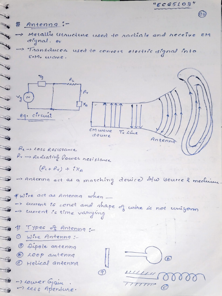 Antenna Notes | PDF