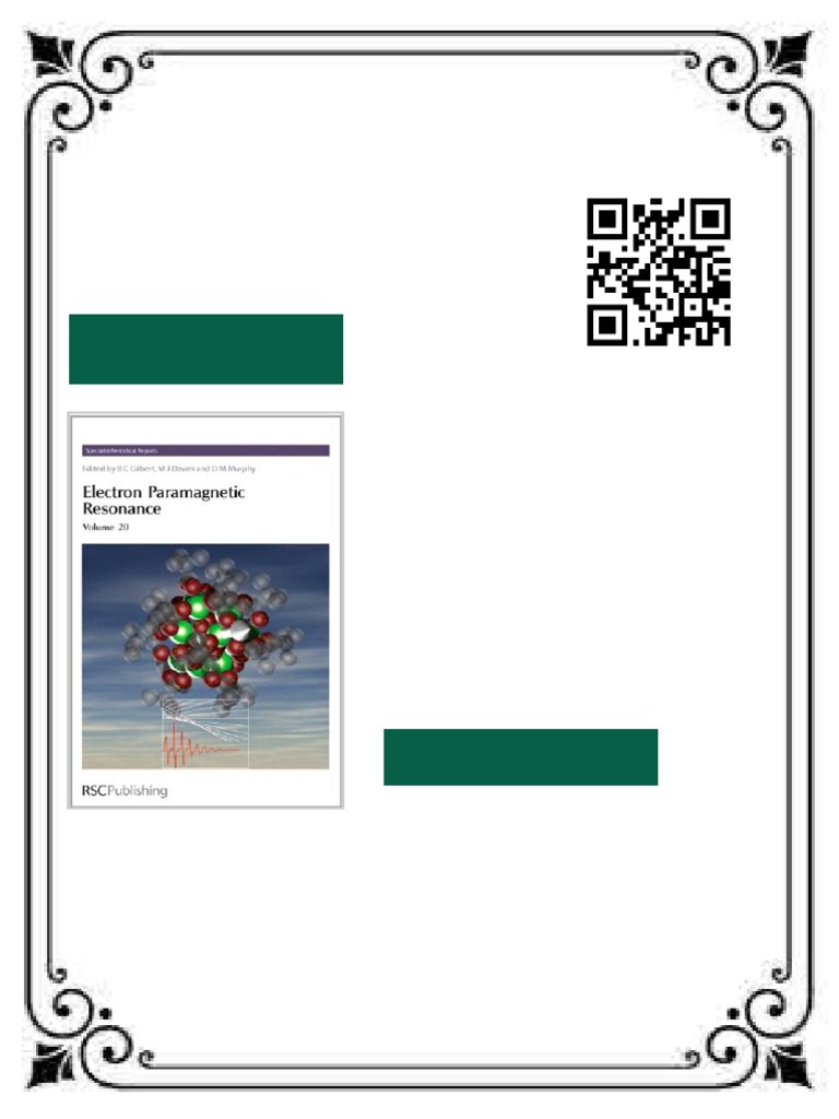 Electron Paramagnetic Resonance Electron Paramagnetic Resonance 20 1st ...