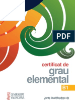 Certificat de Grau Elemental B1