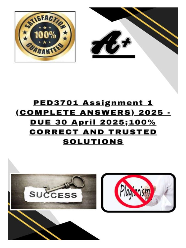 PED3701 Assignment 1 02 | PDF