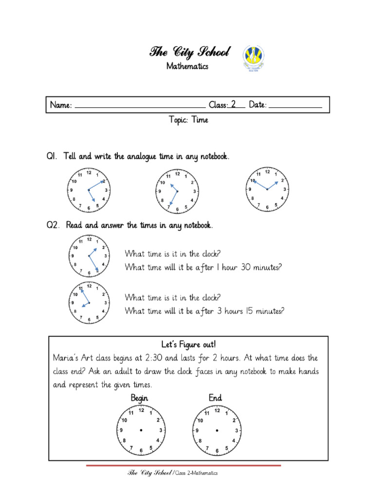 Math Worksheet W9 | PDF