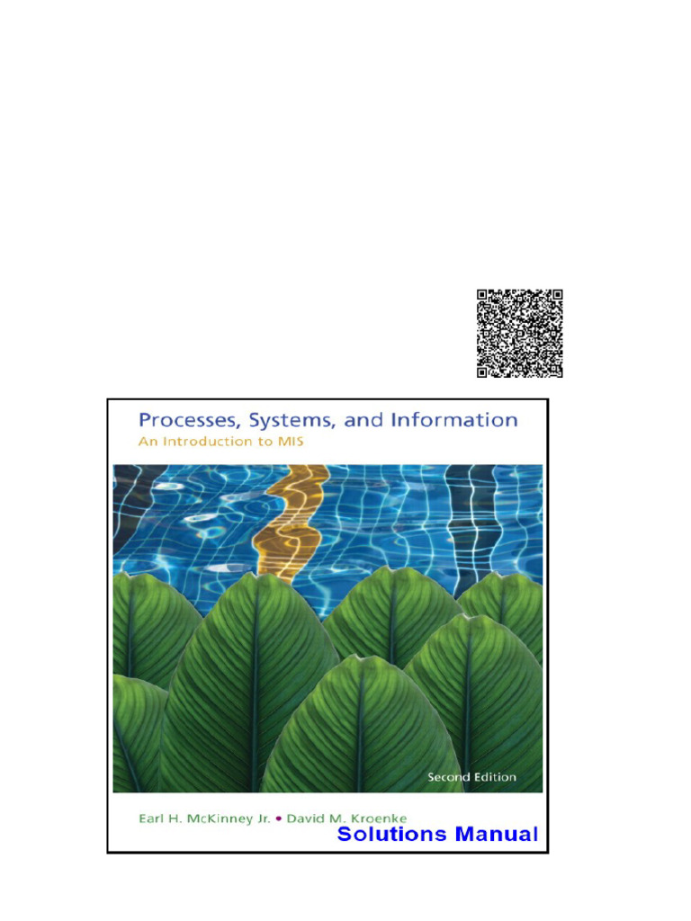 Processes Systems and Information An Introduction To MIS 2nd Edition ...