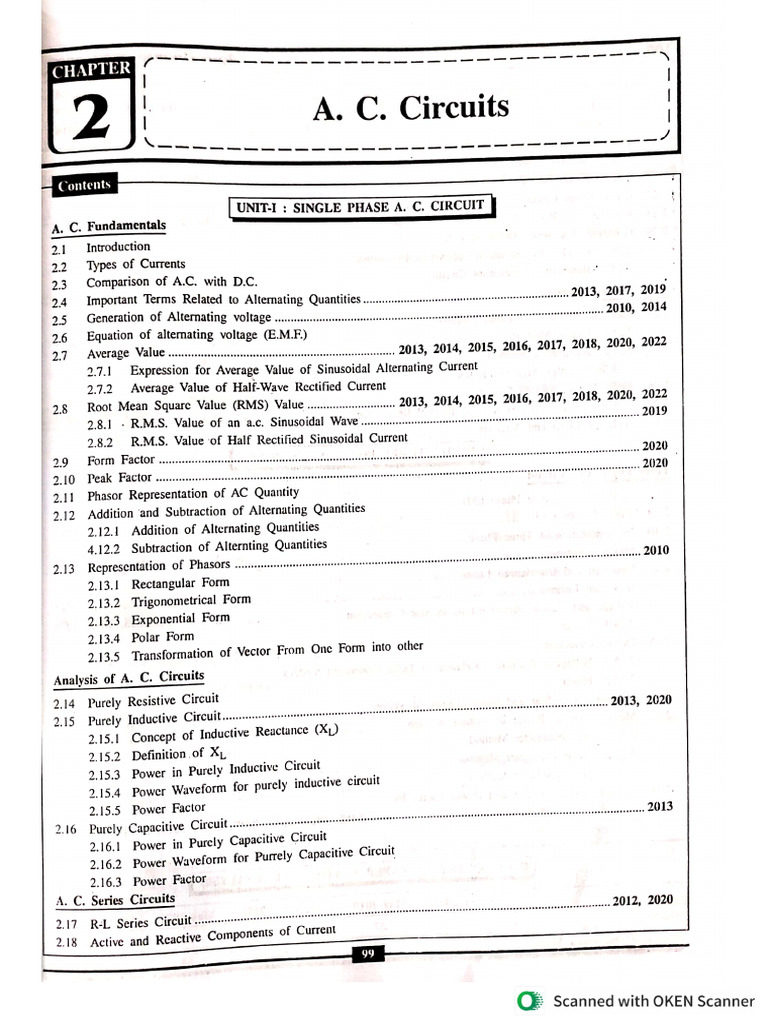 Bee Ac Circuit | PDF