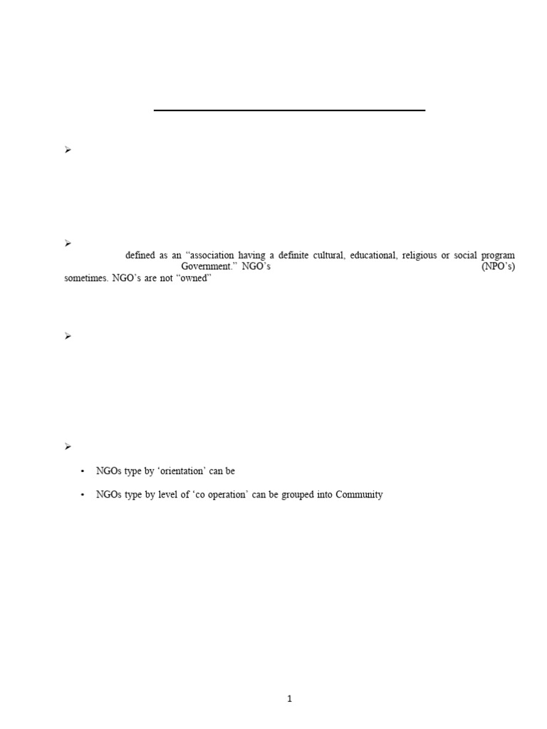 Unit - I - Chapter - Accounting For Non Govt. Organisation - Theory ...