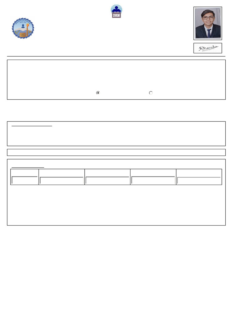 NM Post Application Form | PDF