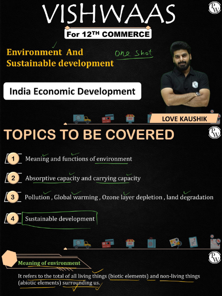 Environment & Sustainable Development _ Class Notes | PDF