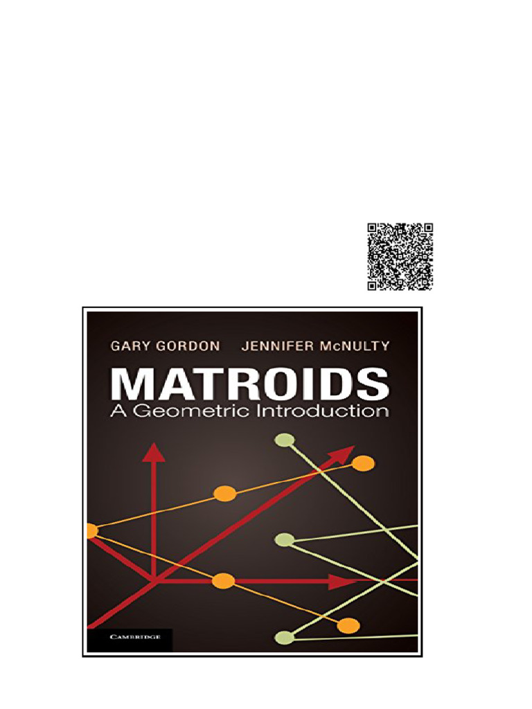 Matroids A Geometric Introduction 1St Edition Gary Gordon: Ebookultra ...