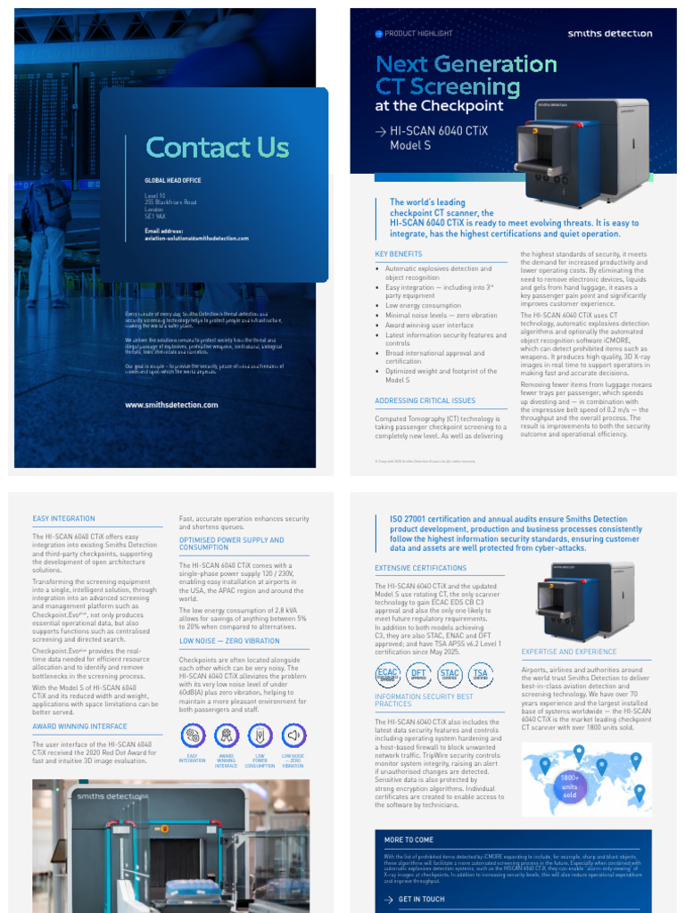 Hi Scan Ctix 6040-Flyer | PDF | Ct Scan | Computing